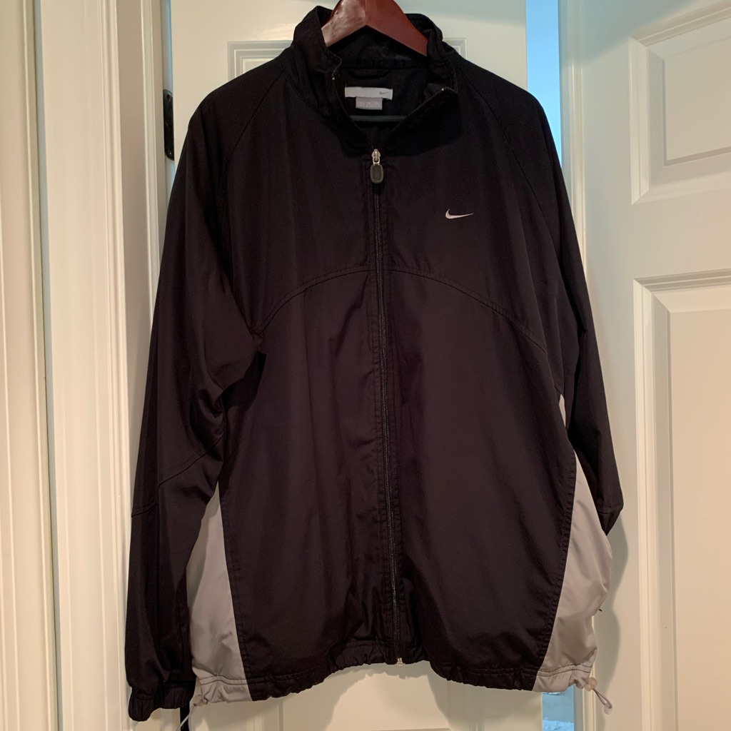 Mens Nike Golf Jacket Black Sz Xl